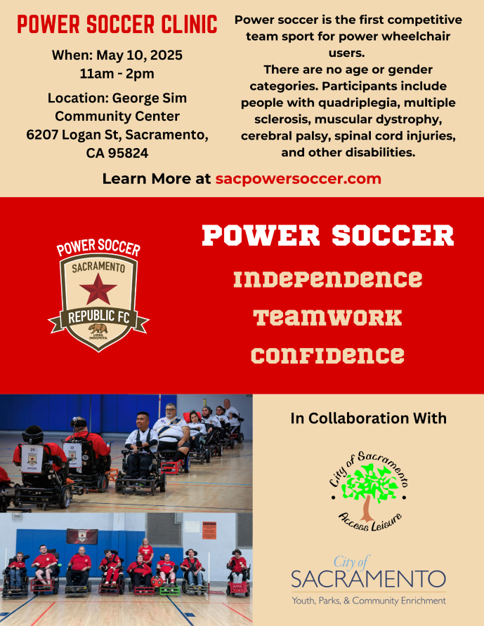 Sac Republic Power Soccer Clinic flyer